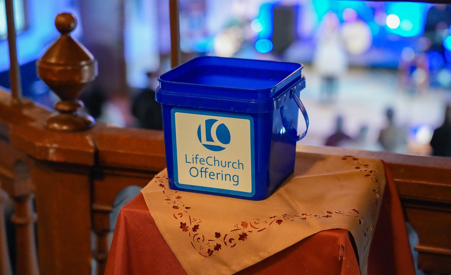 The LifeChurch offering box
